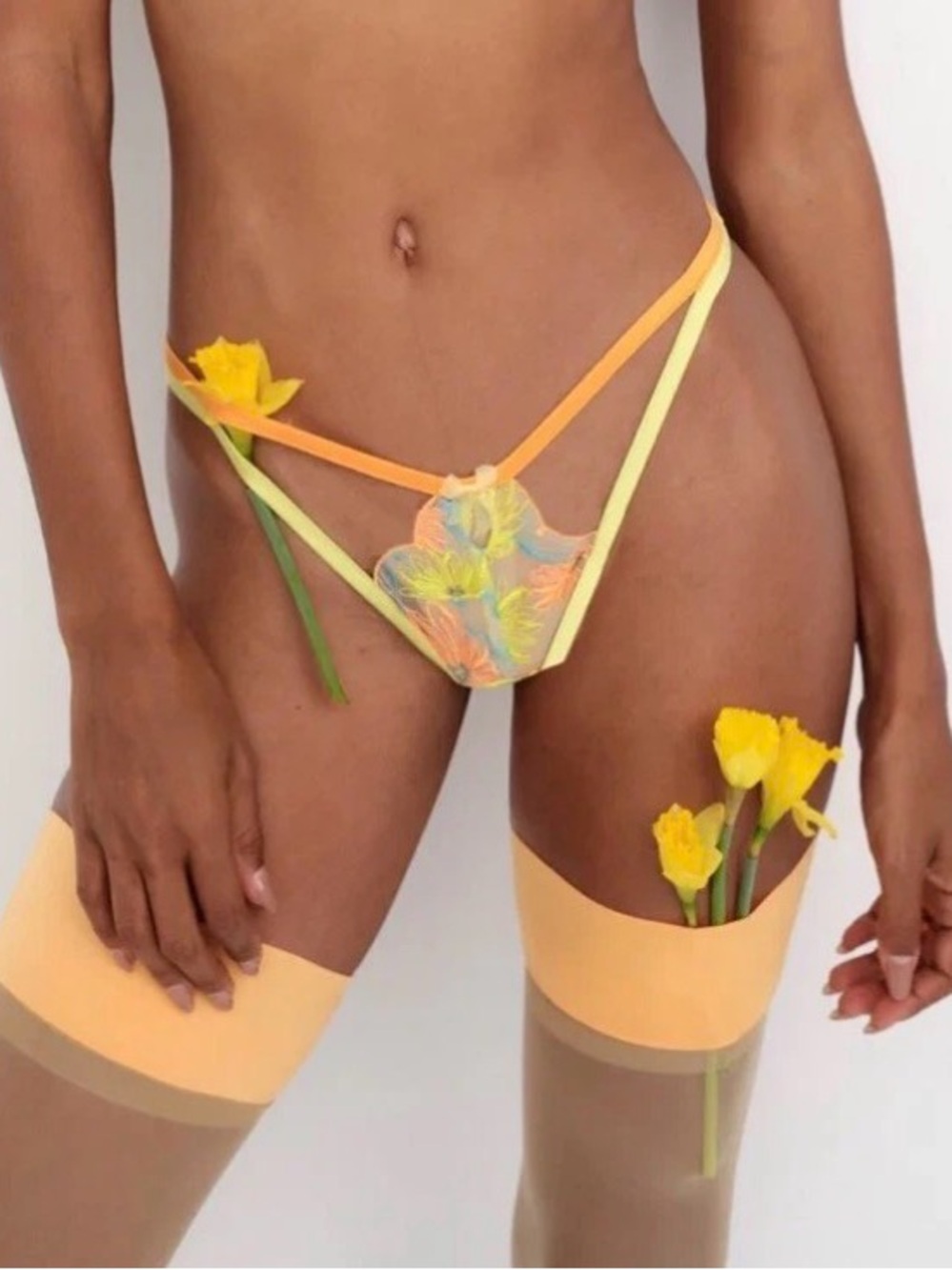 For Love & Lemons *Water Lillies* Thong